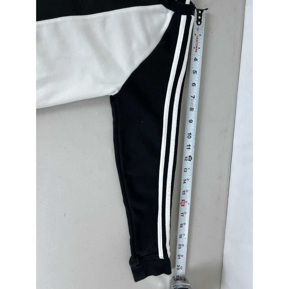 Adidas Youth Boys Crew Sweatshirt Germany Black White SMALL Long‎ Sleeve - Picture 6 of 8